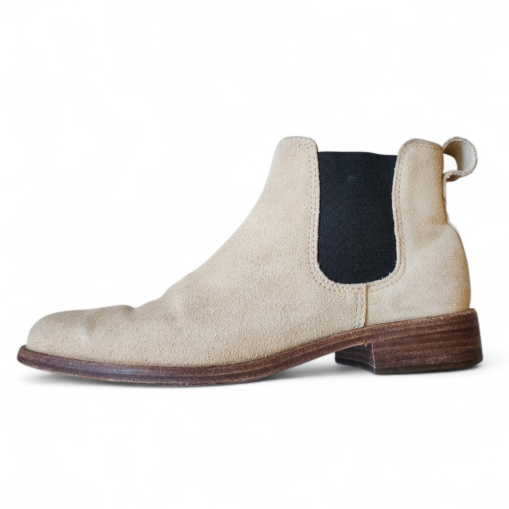 Madewell Tan Suede Ankle Boots